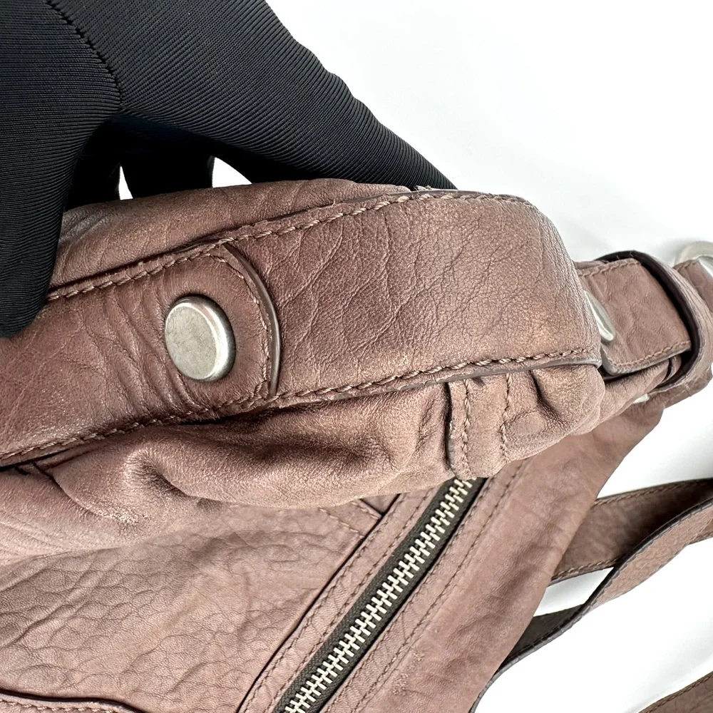 Vintage Fossil Fifty Four Leather Hobo Crossbody